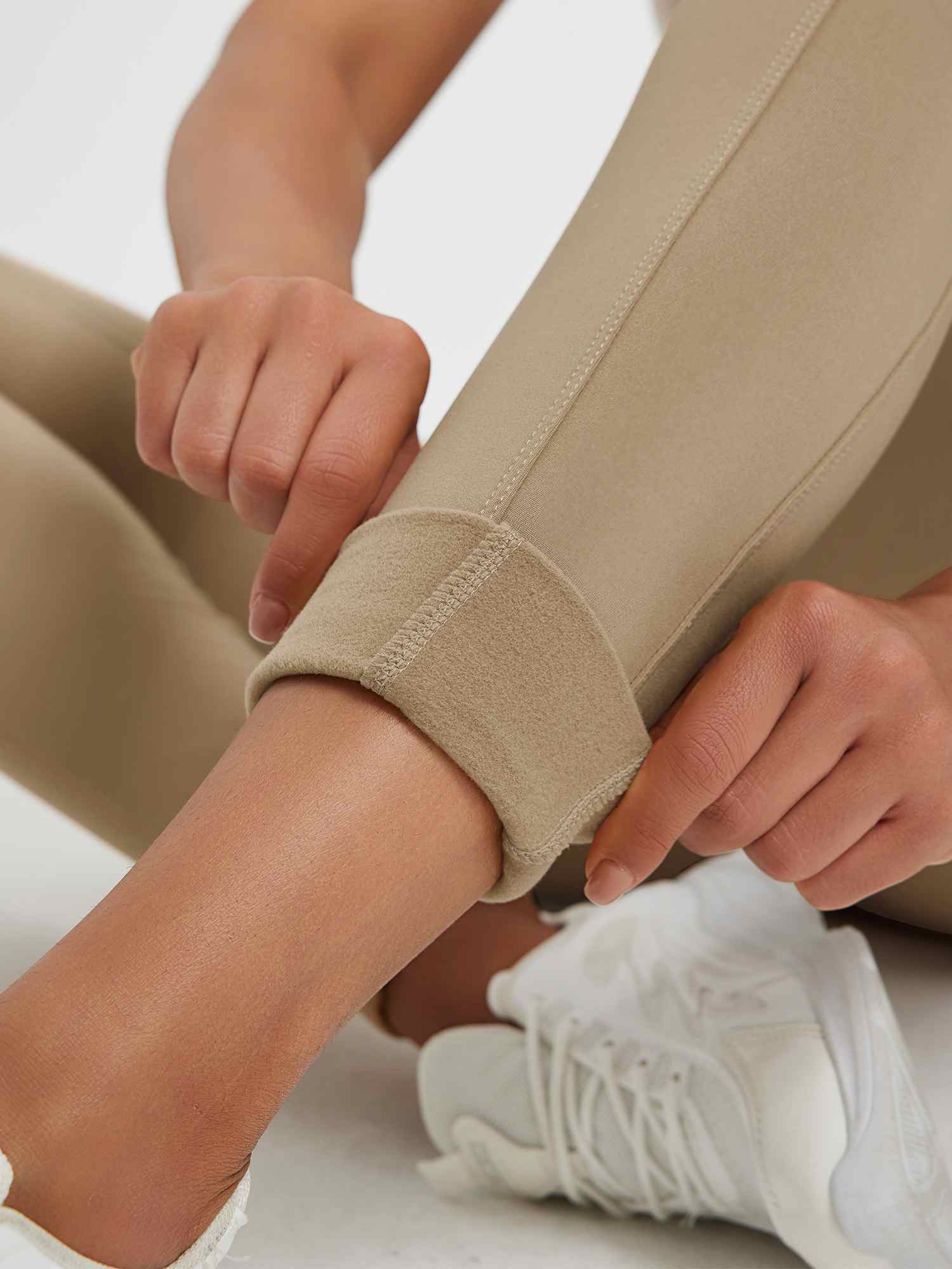 Running High-Waisted Fleece Leggings