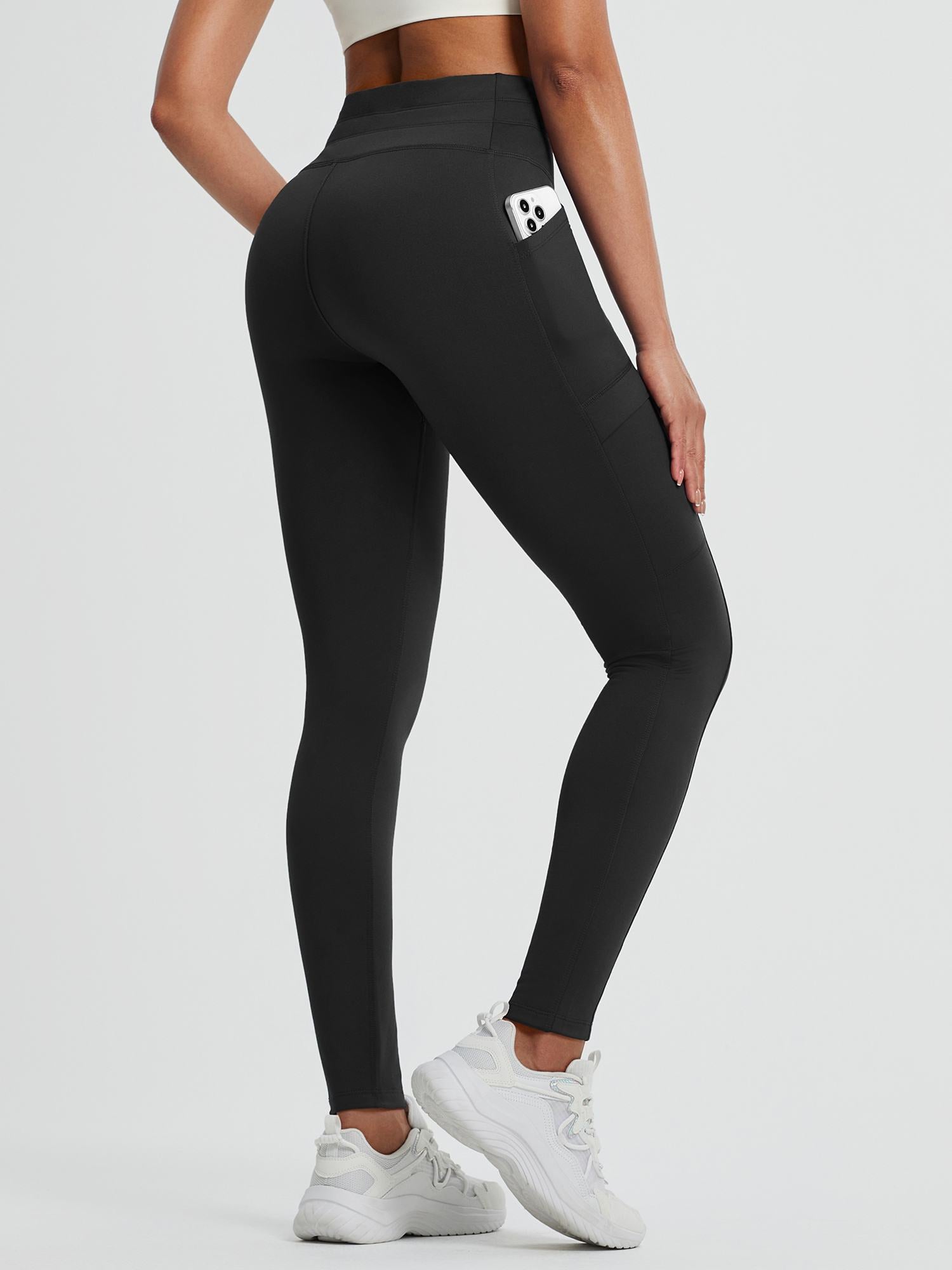 Running High-Waisted Fleece Leggings
