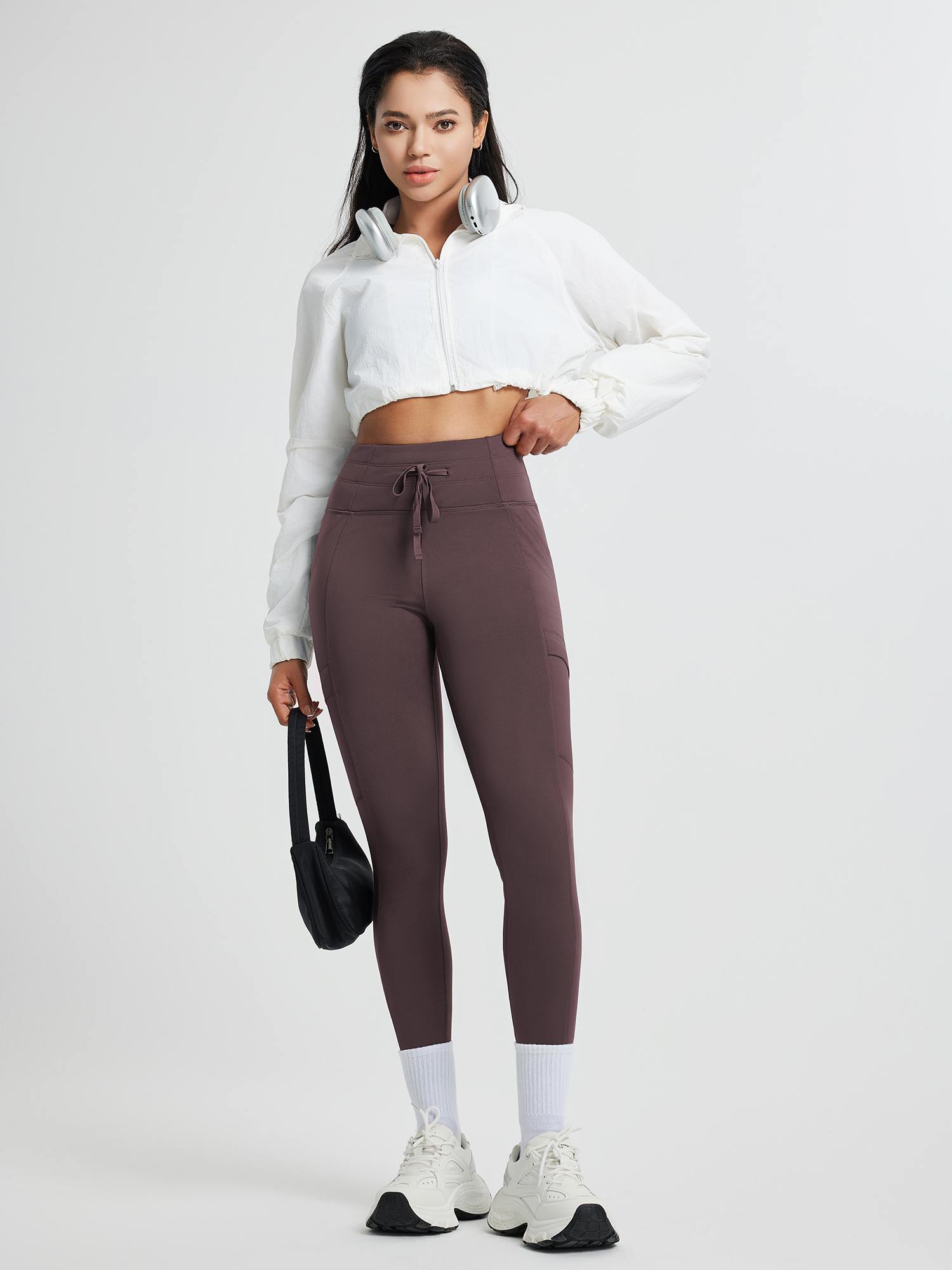 Running High-Waisted Fleece Leggings