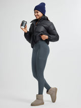 Running High-Waisted Fleece Leggings
