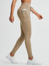 Running High-Waisted Fleece Leggings
