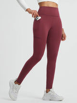 Running Cross Pocket Fleece Tight Leggings