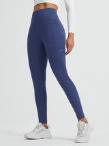 Running Cross Pocket Fleece Tight Leggings
