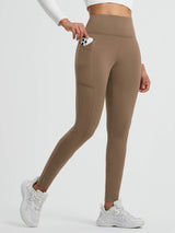 Running Cross Pocket Fleece Tight Leggings