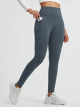 Running Cross Pocket Fleece Tight Leggings