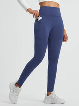 Running Cross Pocket Fleece Tight Leggings