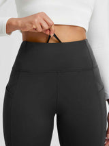 Running Cross Pocket Fleece Tight Leggings