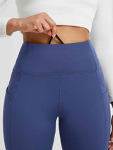 Running Cross Pocket Fleece Tight Leggings