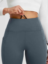 Running Cross Pocket Fleece Tight Leggings