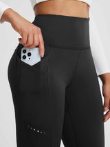 Running Cross Pocket Fleece Tight Leggings