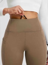 Running Cross Pocket Fleece Tight Leggings