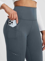 Running Cross Pocket Fleece Tight Leggings