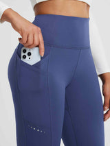 Running Cross Pocket Fleece Tight Leggings