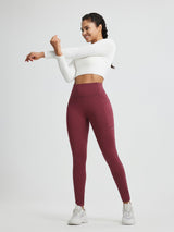 Running Cross Pocket Fleece Tight Leggings
