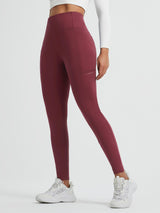 Running Cross Pocket Fleece Tight Leggings