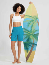 7' Knit Yoga Waist Short Beach Shorts