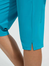 15" Knit Elastic Waist Beach Capris