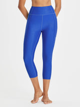 20" Knit Casual Mid-Length Swim Capris