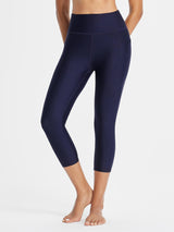 20" Knit Casual Mid-Length Swim Capris