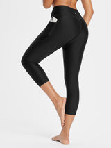 20" Knit Casual Mid-Length Swim Capris