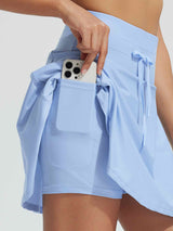 15" Knit A-Line Short Swim Skort