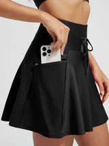 15" Knit A-Line Short Swim Skort