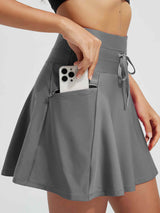 15" Knit A-Line Short Swim Skort