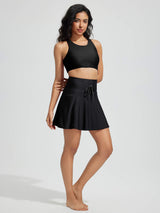 15" Knit A-Line Short Swim Skort