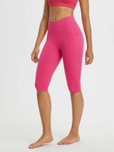 Crossed-waisted 14" Capris