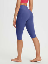 Crossed-waisted 14" Capris