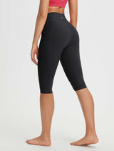 Crossed-waisted 14" Capris