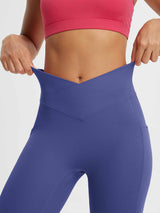 Crossed-waisted 14" Capris