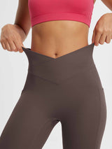 Crossed-waisted 14" Capris