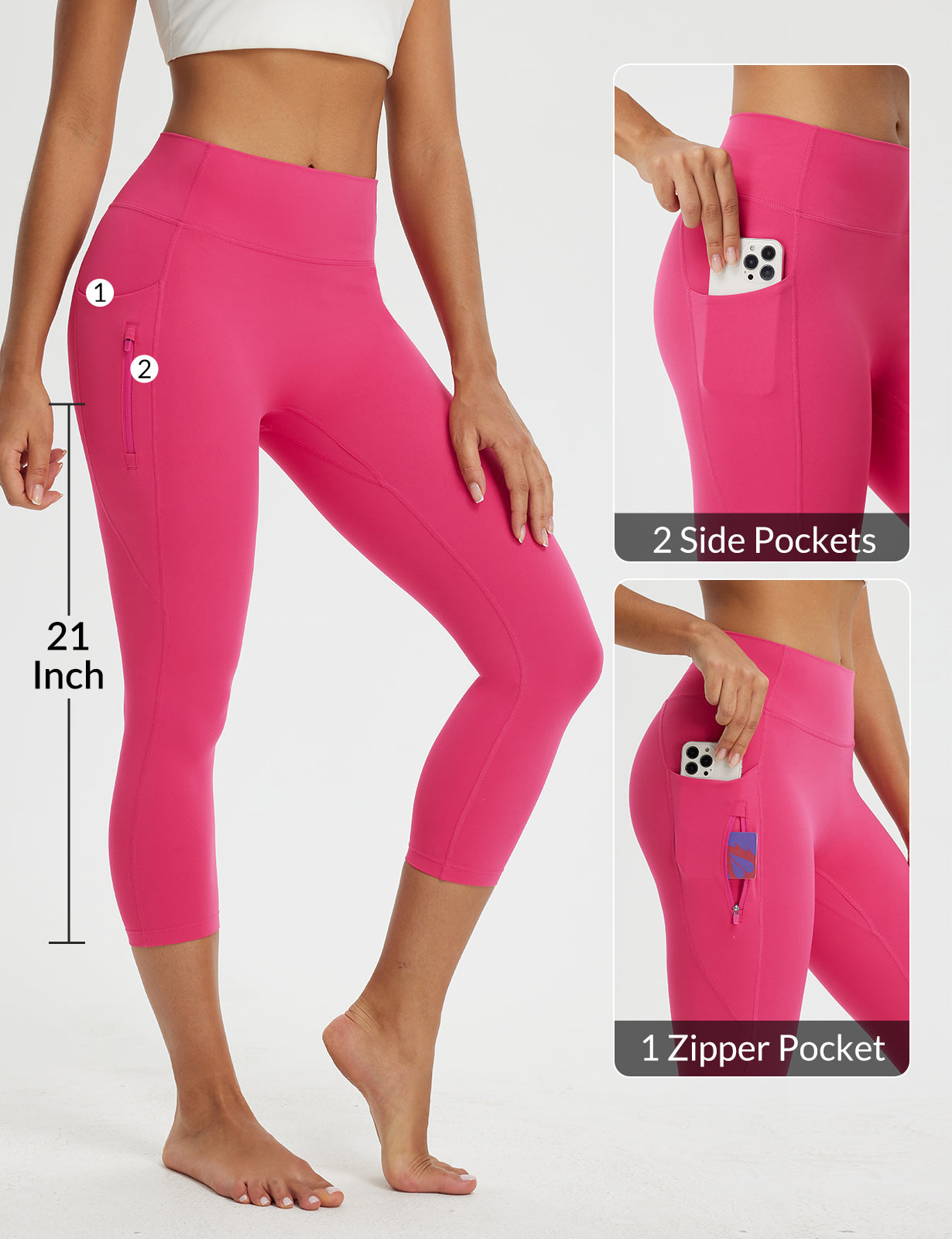 Women's 21' High-Waisted Capri Leggings