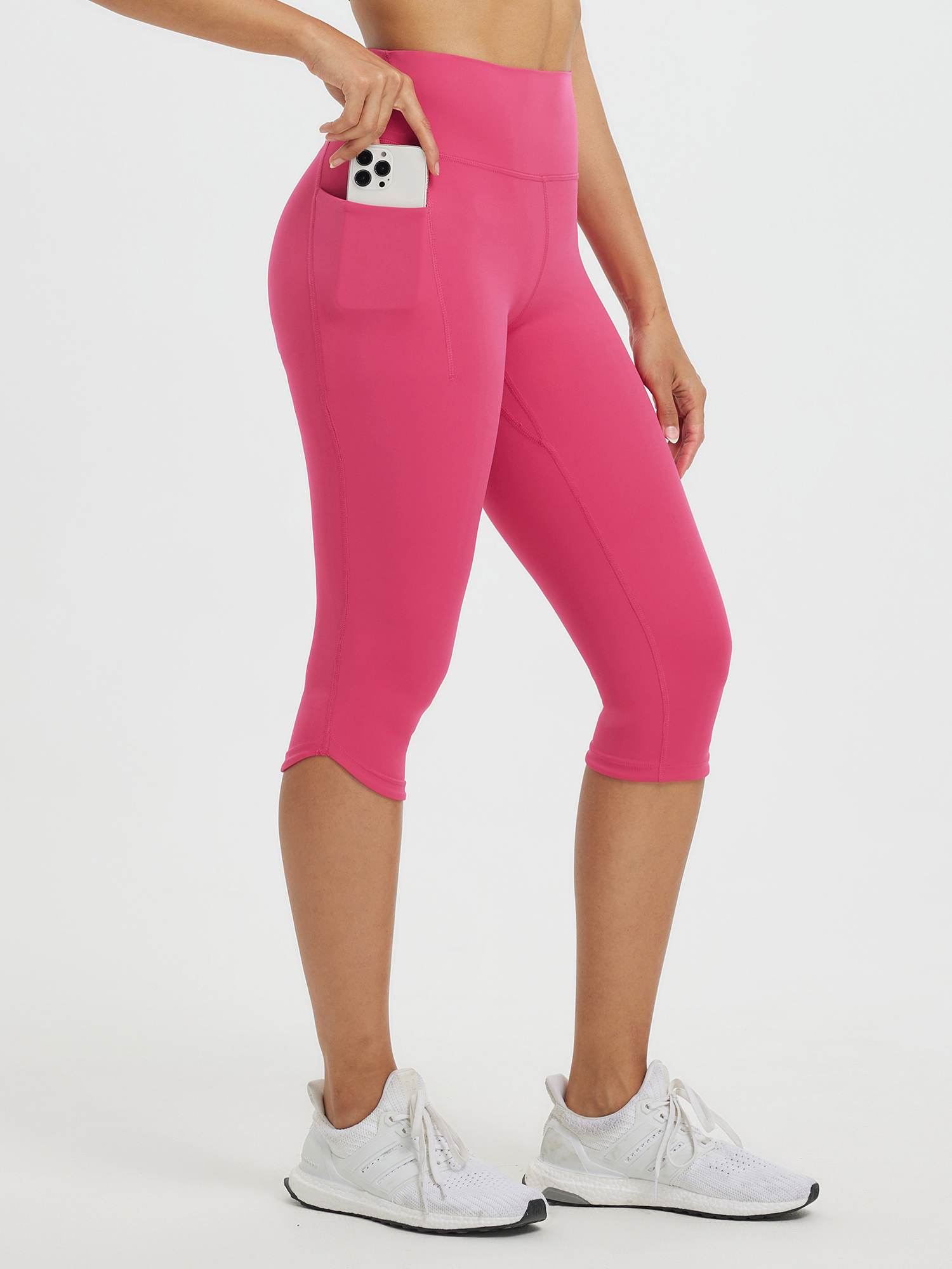 17" High-waisted Skinny Midi Capris
