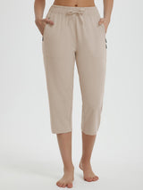 High Rise Tapered Capris
