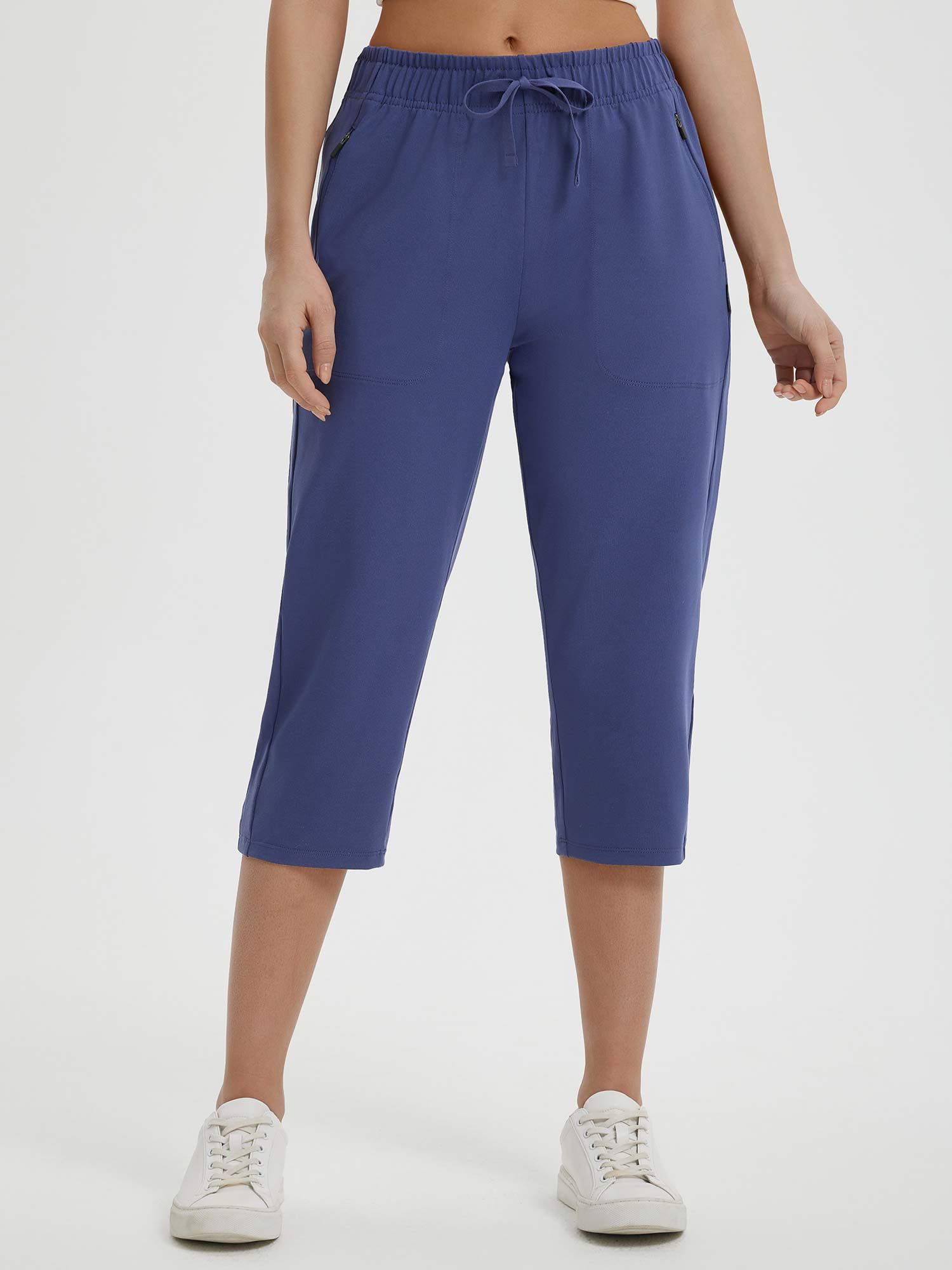 High Rise Tapered Capris