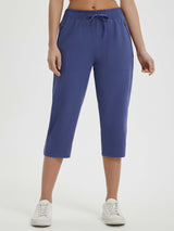 High Rise Tapered Capris