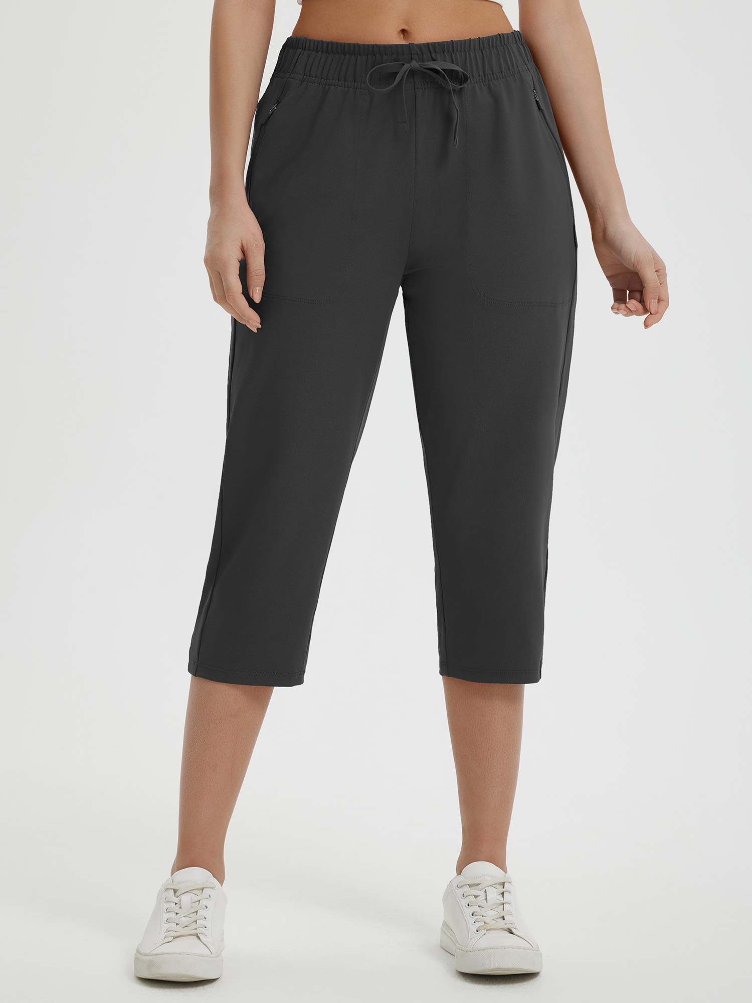 High Rise Tapered Capris