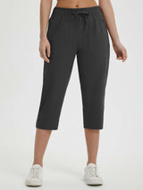 High Rise Tapered Capris