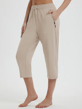 High Rise Tapered Capris