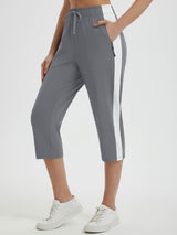 High Rise Tapered Capris