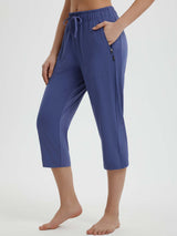 High Rise Tapered Capris