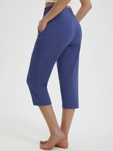 High Rise Tapered Capris