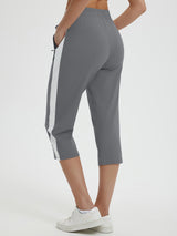 High Rise Tapered Capris