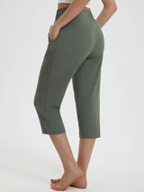High Rise Tapered Capris