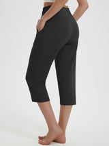 High Rise Tapered Capris