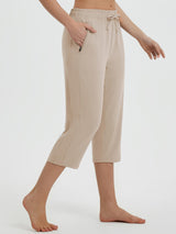 High Rise Tapered Capris