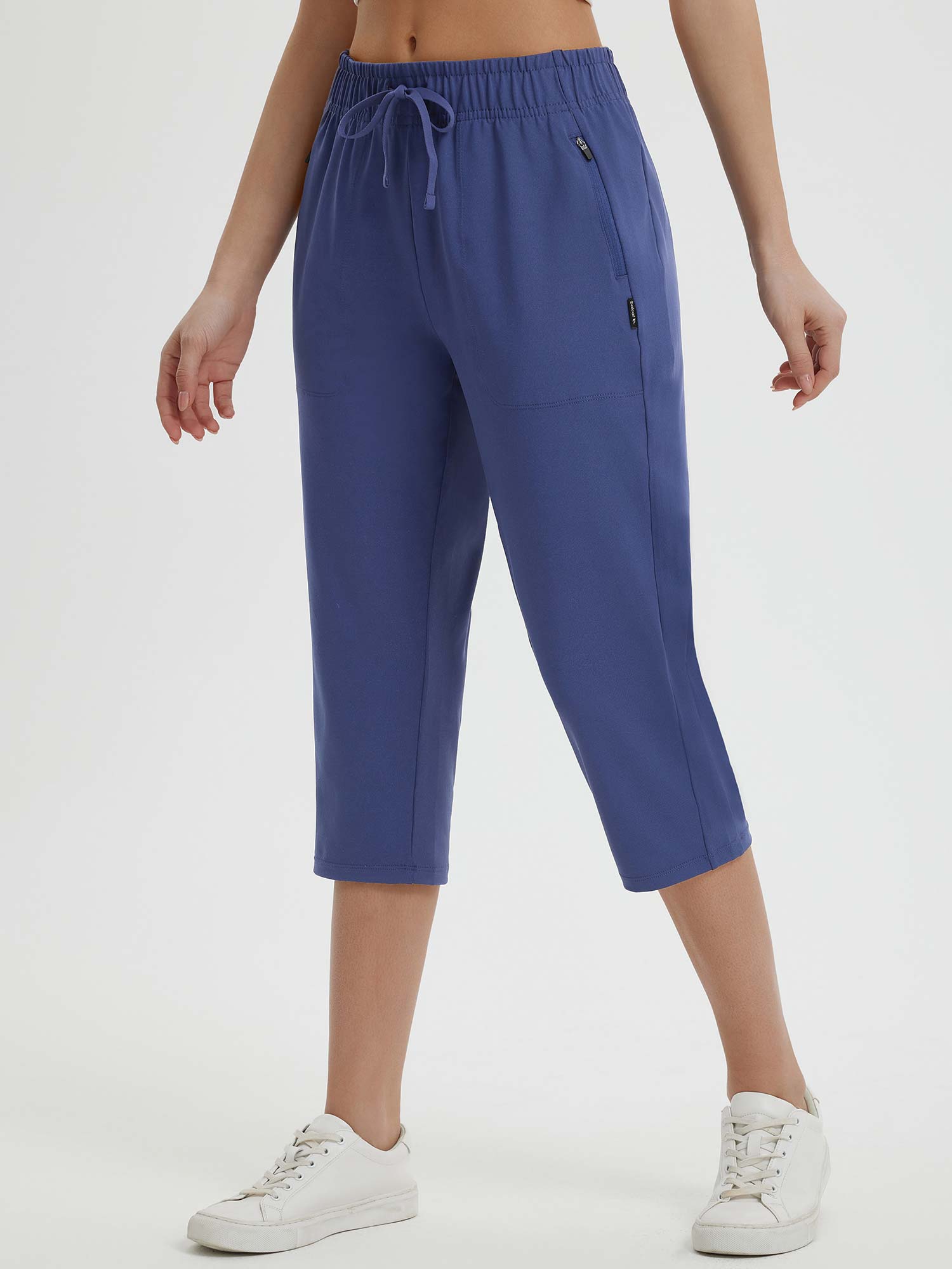 High Rise Tapered Capris