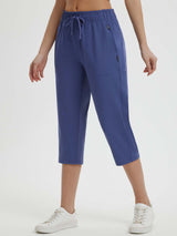 High Rise Tapered Capris